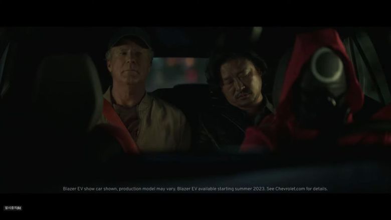 2일(현지시간) 미국 제너럴모터스(GM)이 공개한 슈퍼볼 광고. '오징어 게임'의 세계관을 응용했다. 이밖에도 '아미 오브 더 데드', '브리저튼'을 배경으로 한 광고가 차례차례 공개되고 있다.