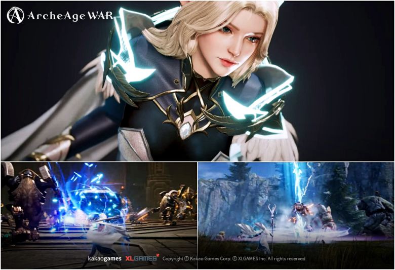 '아키에이지 워' 인게임 전투 영상 스크린샷 (카카오게임즈 제공)