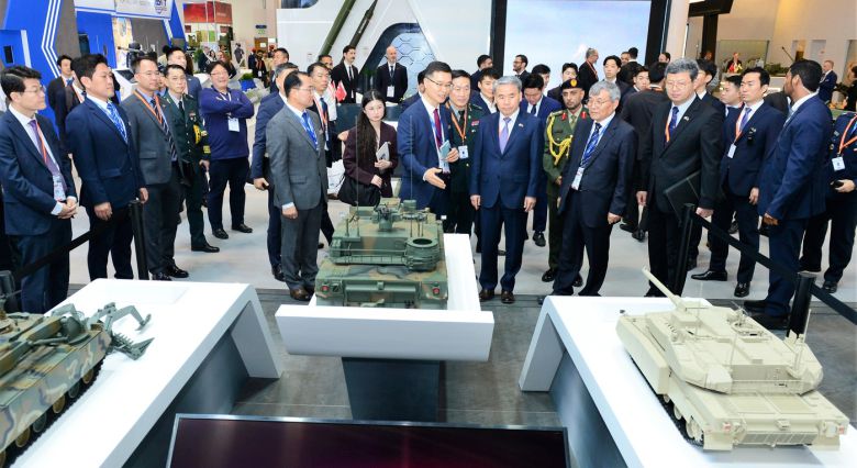 아랍에미레이트(UAE) 국제방산전시회(IDEX).(한국방위산업진흥회 제공)