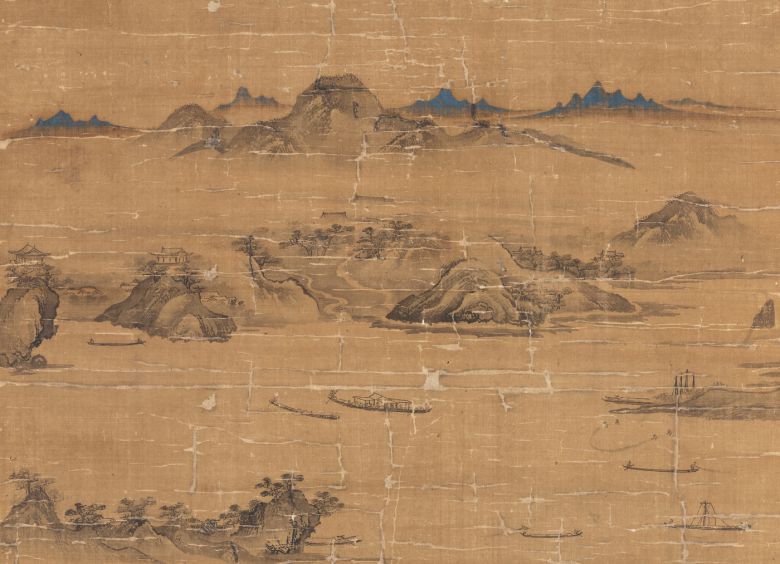 '독서당계회도' 확대 모습. (문화재청 제공)