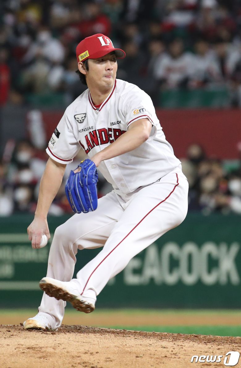 SSG 문승원. 2022.11.1/뉴스1 ⓒ News1 송원영 기자