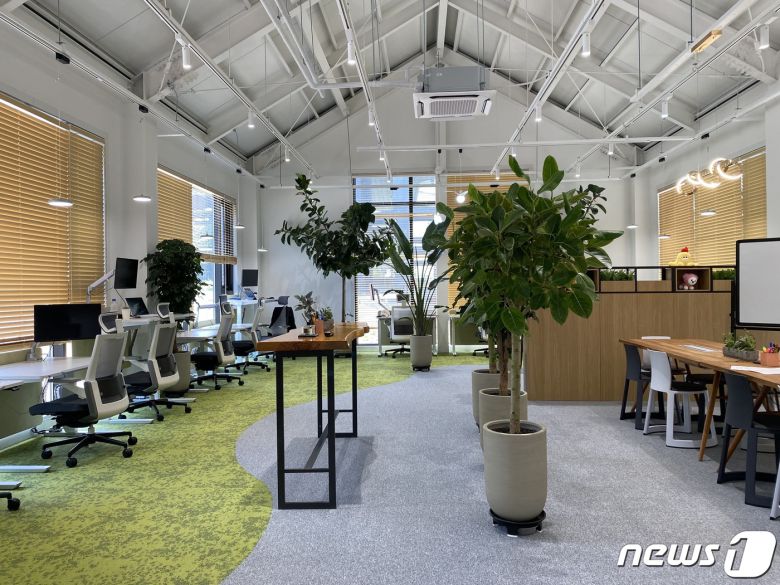 워케이션 사무 공간 모습. 2023.5.24/뉴스1 ⓒ News1 이기범 기자