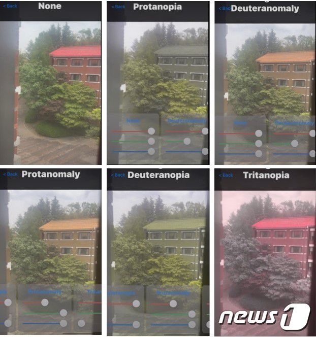 김세이 씨가 개발한 애플리케이션(앱) '어 빗 디퍼런트'(A bit different) (김세이 씨 제공)