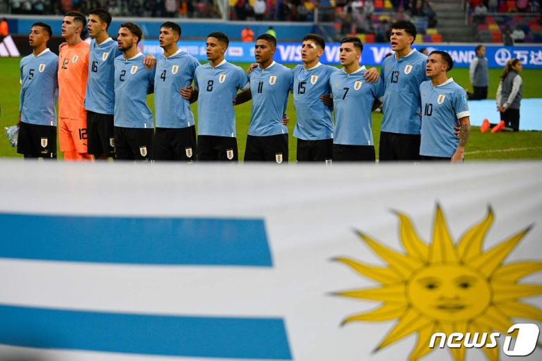 우루과이는 이번 대회 전까지 U20 월드컵에서 6차례 4강 무대를 밟았으나 모두 우승에 실패했다. ⓒ AFP=뉴스1