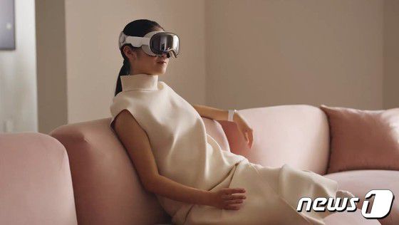 애플 혼합현실(MR) 헤드셋 '비전 프로' (애플 제공)