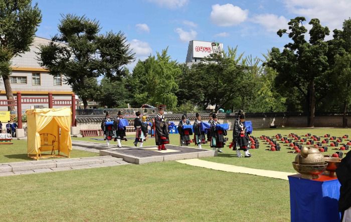 사직대제 모습. (문화재청 제공)