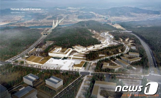 충남대 세종캠퍼스 조감도.(행정중심복합도시건설청 제공)/뉴스1
