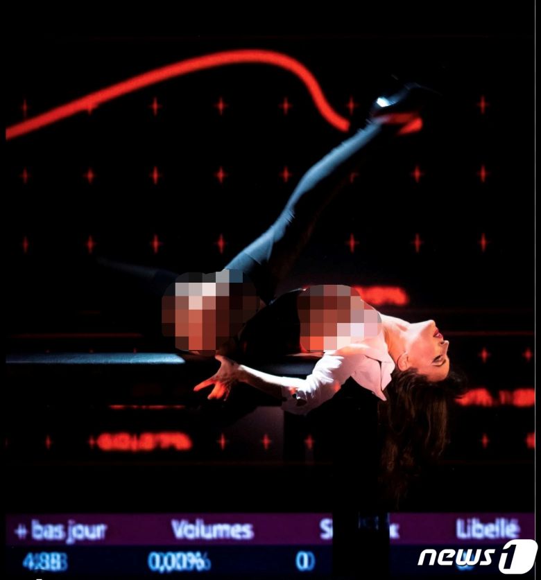 리사가 참여한 것으로 알려진 공연 콘셉트. (SNS 갈무리)