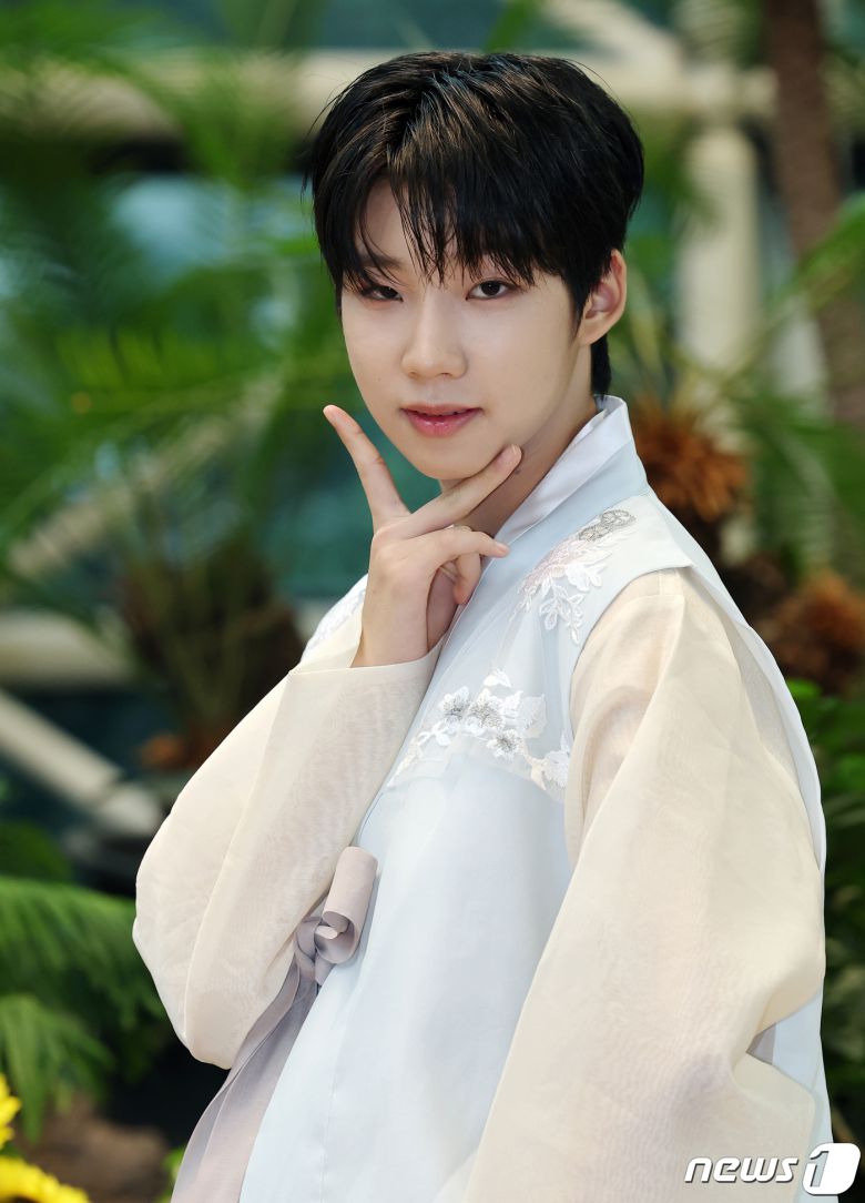 아이돌 그룹 더윈드의 박하유찬 / 뉴스1 ⓒ News1 김진환 기자
