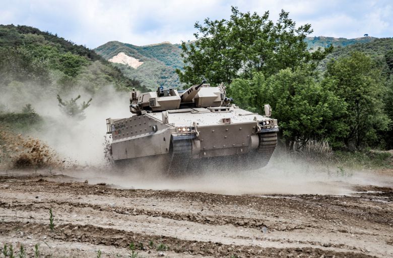 '레드백' 장갑차. (한화에어로스페이스 제공)