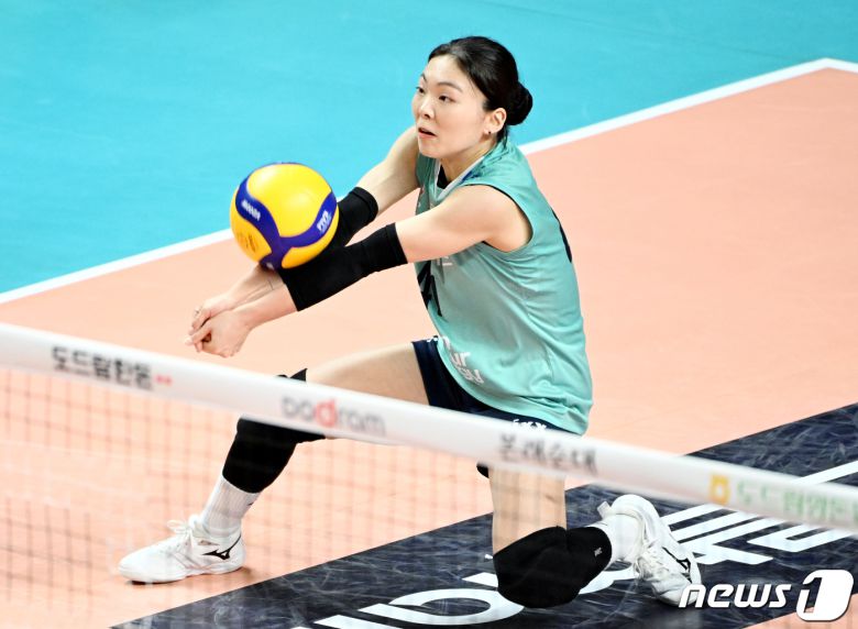 GS칼텍스 리베로 한수진. (KOVO 제공)