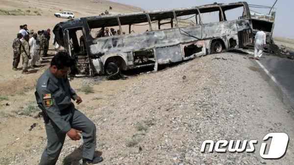 아프가니스탄에서 발생한 버스와 유조차 충돌 사고<자료 사진>ⓒ AFP=뉴스1