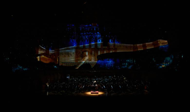 국립심포니 존 윌리엄스 영화음악 콘서트 중 '쥐라기 공원'(국립심포니오케스트라 제공)