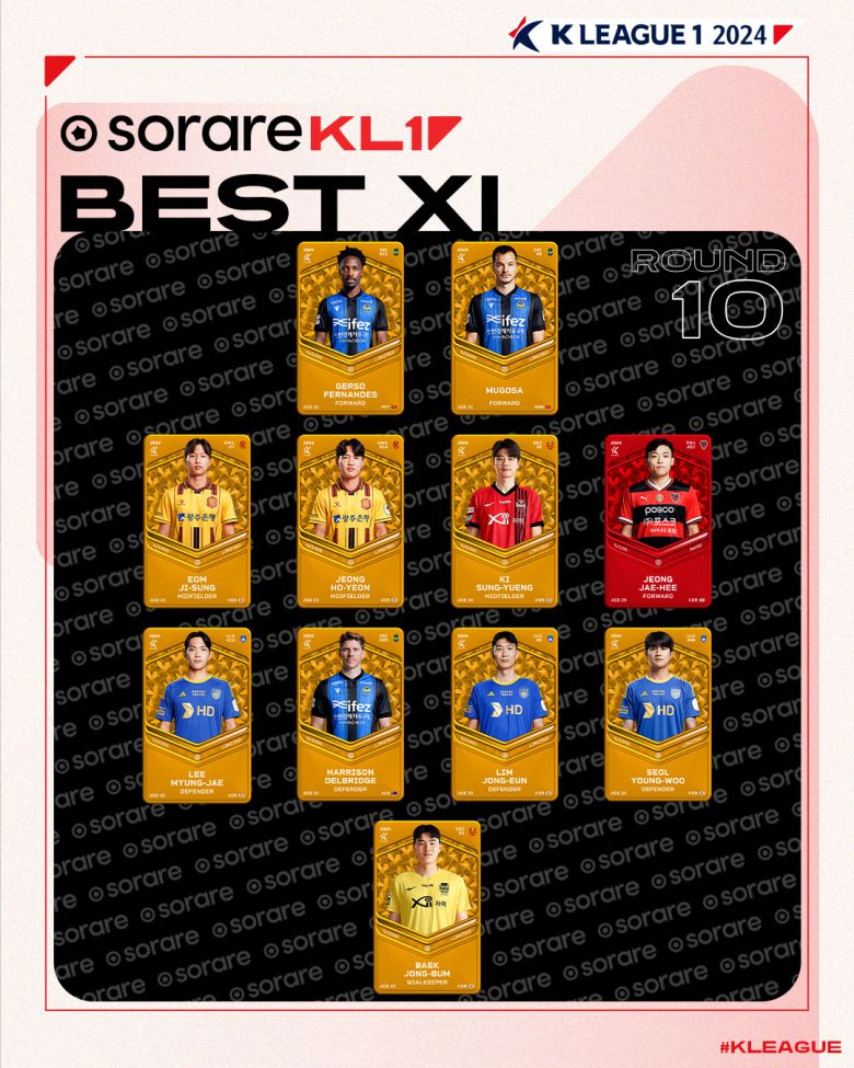 K리그1 10라운드 베스트11(한국프로축구연맹 제공)