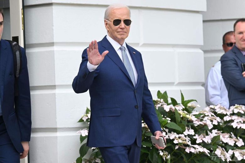 조 바이든 미국 대통령이 9일(현지시간) 샌프란시스코로 가기 위해 워싱턴 백악관을 나서고 있다. 2024.05.10 ⓒ AFP=뉴스1 ⓒ News1 우동명 기자