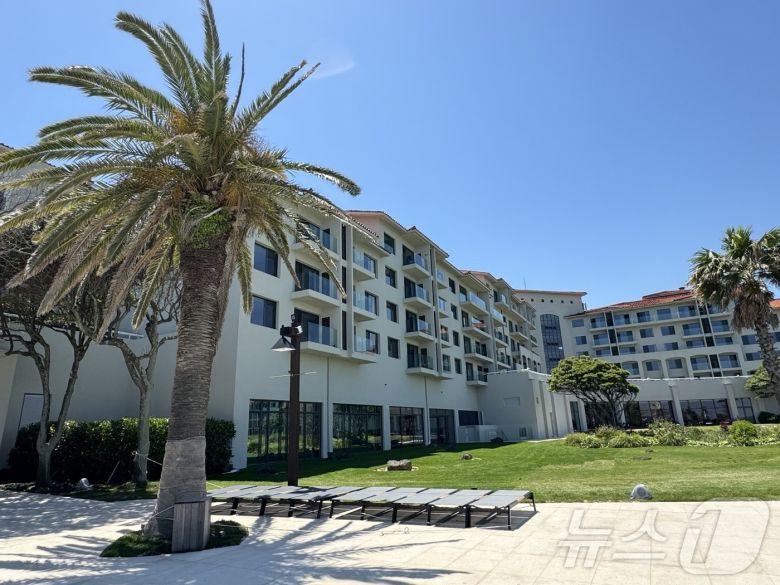 10개월 간의 리모델링을 마친 해비치 리조트 제주 전경. ⓒ 뉴스1 김형준 기자