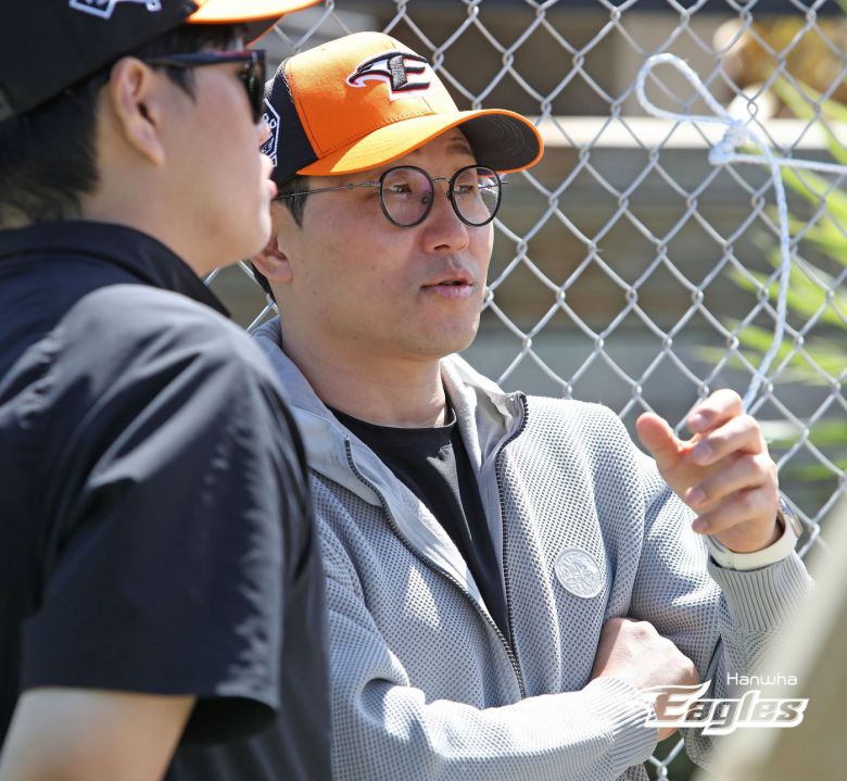 박찬혁 한화 이글스 대표 이사가 27일 성적 부진을 이유로 자진 사퇴했다.(한화 이글스 제공)