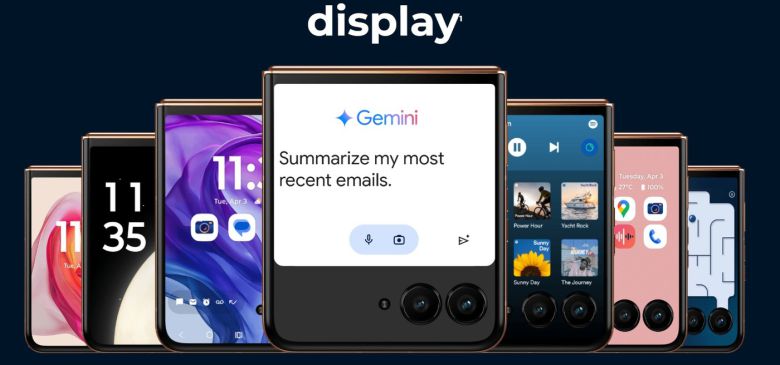 모토로라 신규 플립형 폴더블폰 '레이저 50 울트라'. (모토로라 홈페이지 갈무리)