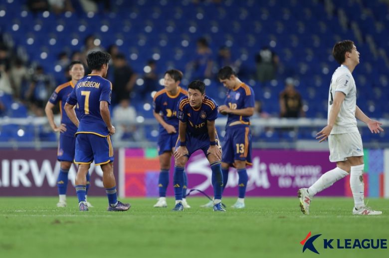 울산HD가 ACLE 첫 경기서 패했다.(한국프로축구연맹 제공)