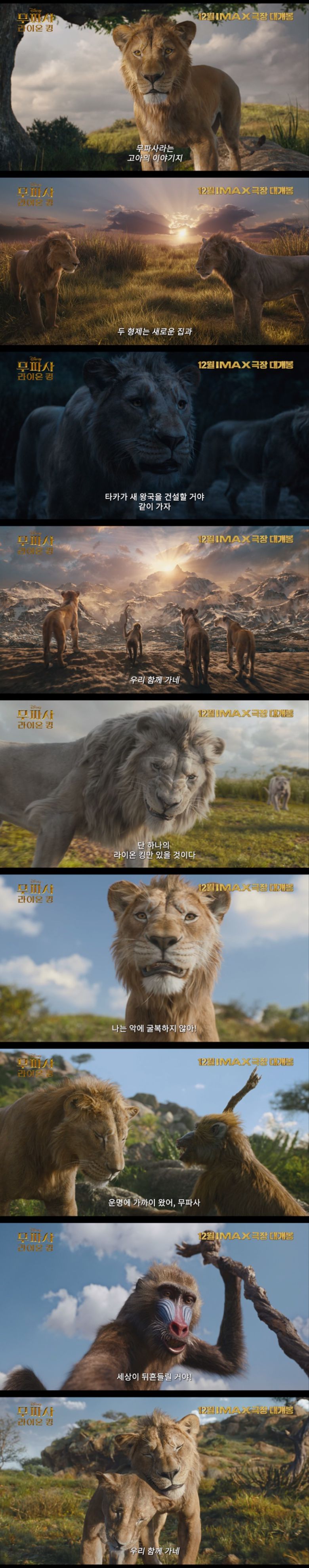 '무파사: 라이온 킹' 예고편