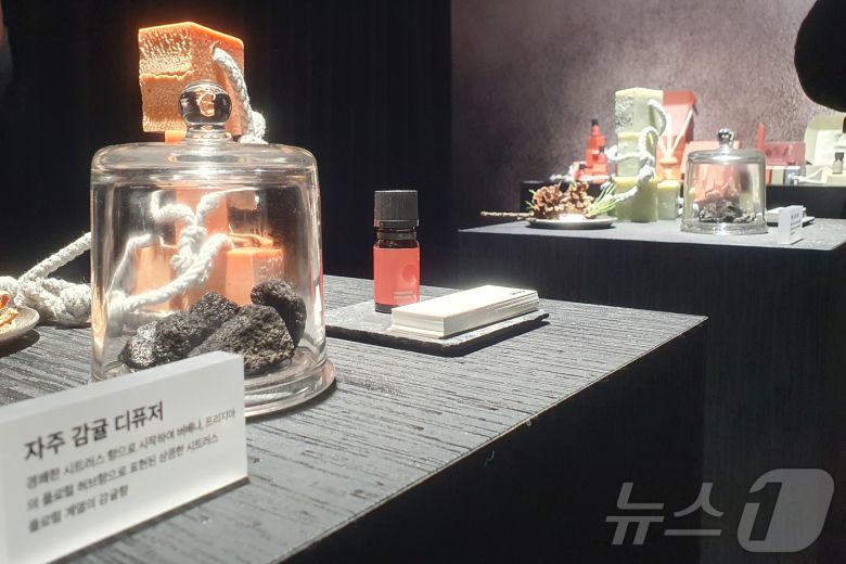 신세계인터내셔날 자주는 11일 서울 가회동 자주앳홈(JAJU@Home) SS2025 전시장을 오픈했다. /뉴스1 ⓒ News1 김명신 기자