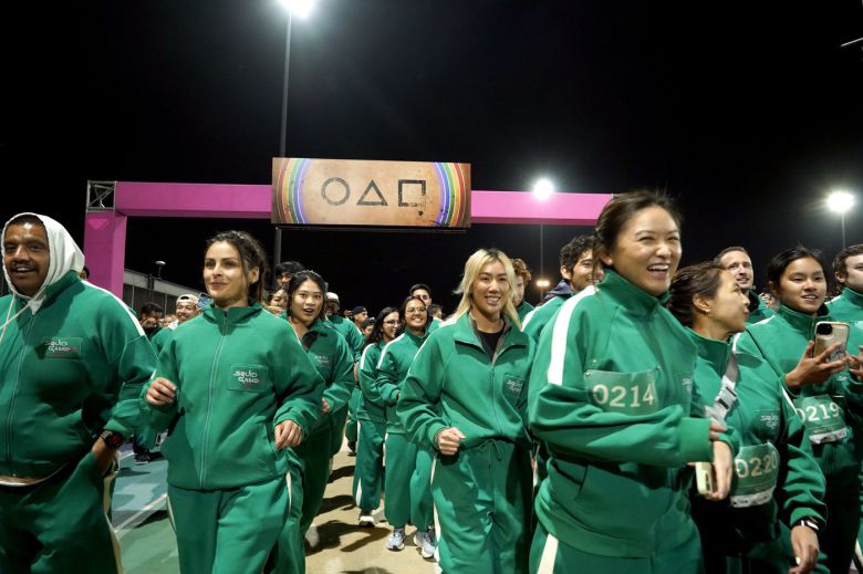 '오징어 게임2' LA 프리미어