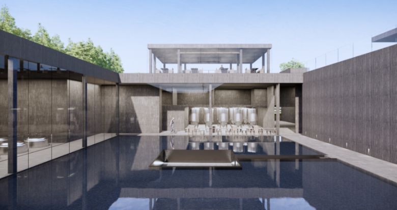 '발효감각 복합 플랫폼 조성사업' 현장 조감도 및 내부 공간 구성안(교촌에프앤비 제공).