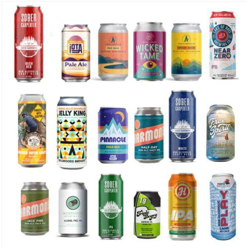 캐나다의 다양한 무알콜 음료들. 건강과 웰빙을 중시하는 소비자들이 늘어나면서, 무알콜 음료의 매출이 증가하고 있다 2025.01.06/<출처: designateddrinks 홈페이지>