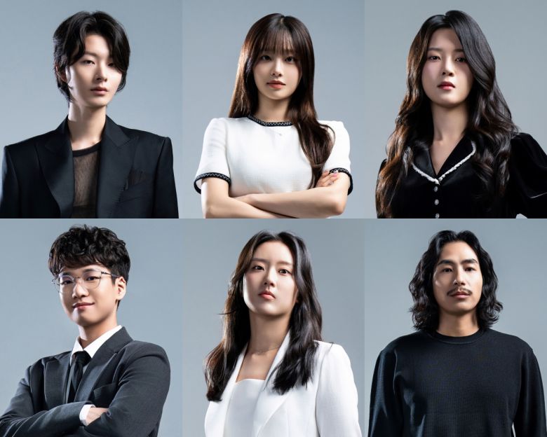 최현준 츄 김하린 티노 손은유 박상연(왼쪽 위부터 시계방향) / 넷플릭스