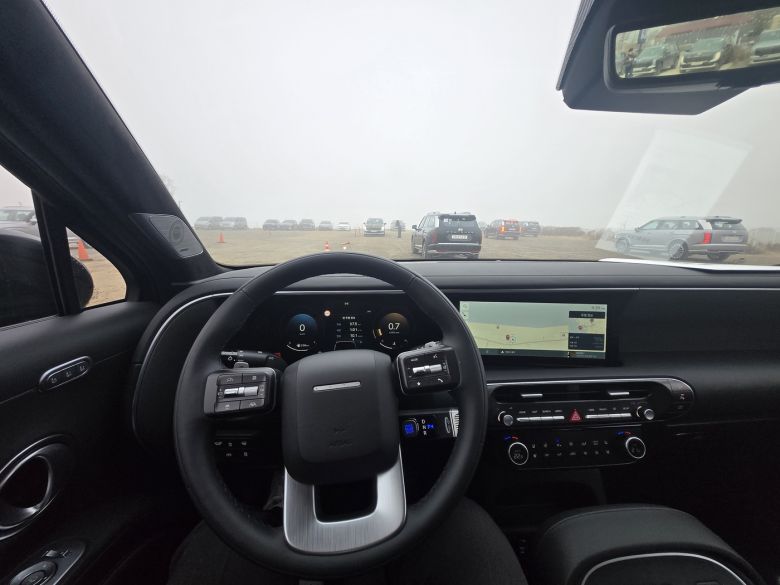 현대자동차 대형 스포츠유틸리티차(SUV) '디 올 뉴 팰리세이드' 2.5 가솔린 터보 7인승 모델 1열 내부 모습. 2025.01.22/뉴스1 ⓒ News1 김성식 기자