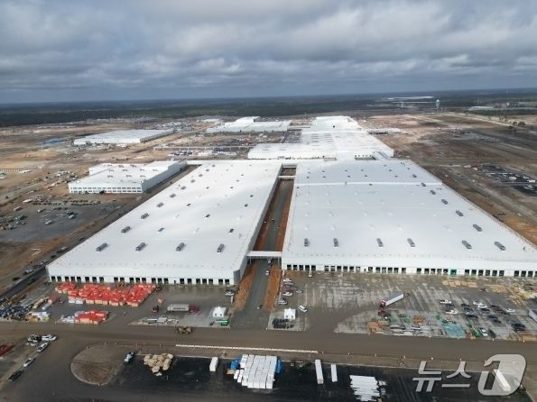 현대차그룹의 미국 조지아주 신공장 '현대차그룹 메타플랜트 아메리카'(HMGMA) 모습.(현대차그룹 제공)