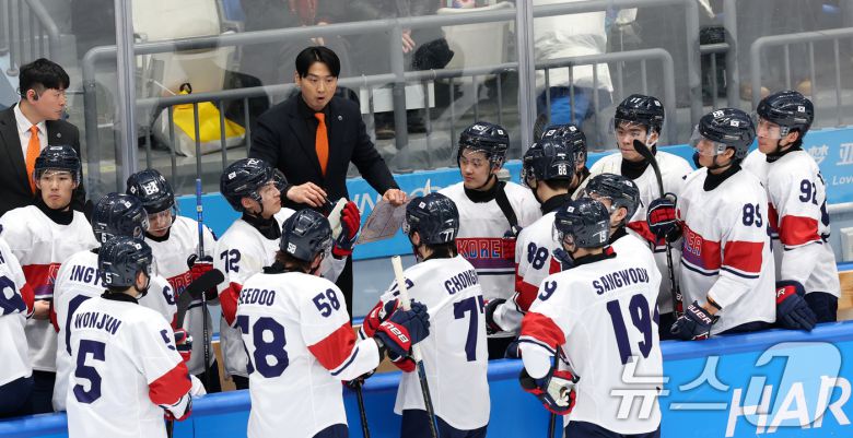 남자 아이스하키 대표팀. /뉴스1 ⓒ News1 이승배 기자