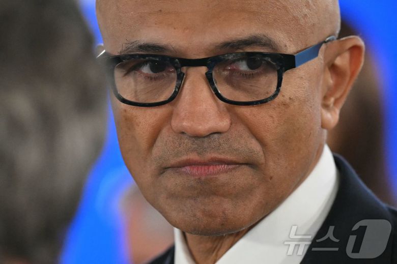 사티아 나델라 마이크로소프트(MS) CEO ITALY-G7-DIPLOMACY-SUMMIT ⓒ AFP=뉴스1