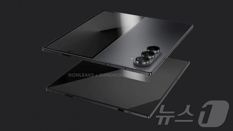 삼성전재 갤럭시Z폴드7 예상 렌더링 이미지(GSM아레나·온리크스 갈무리)/뉴스1