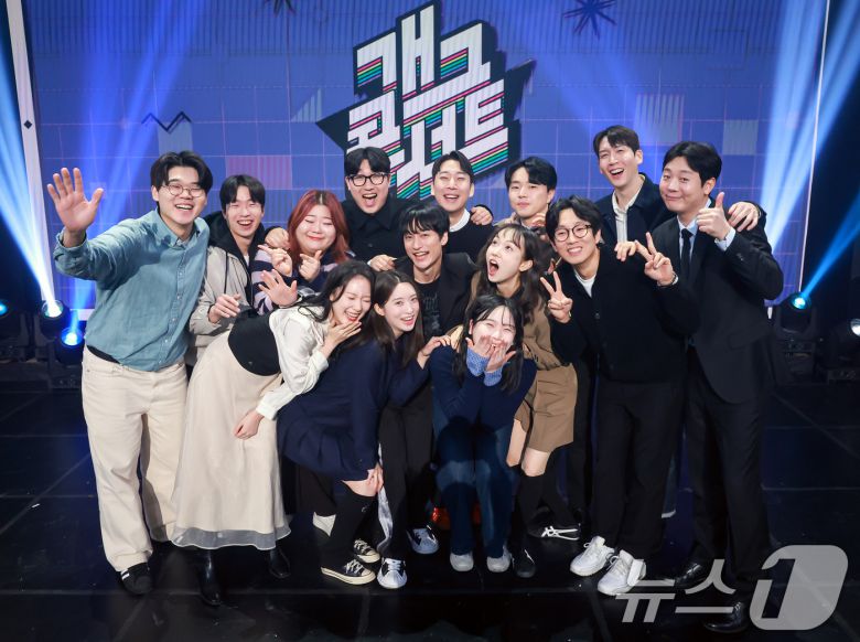 KBS 2TV 개그콘서트에 출연하는 KBS 공채 34기 코미디언들 / 뉴스1 ⓒ News1 김진환 기자