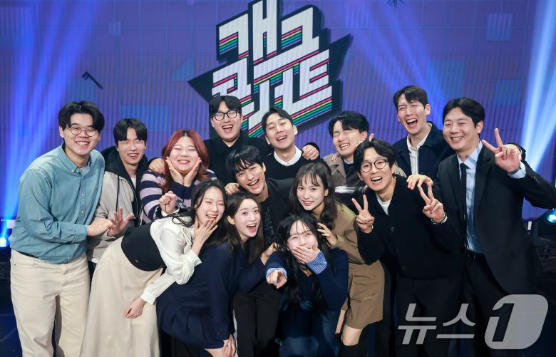 KBS 2TV 개그콘서트에 출연하는 KBS 공채 34기 코미디언들 / 뉴스1 ⓒ News1 김진환 기자
