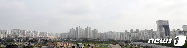 24일 세종시 생활권에 들어서 있는 아파트 단지. 2021.6.24/뉴스1 ⓒ News1 장수영 기자