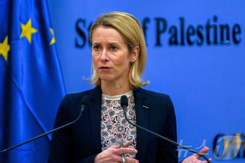 카야 칼라스 유럽연합(EU) 외교안보 고위대표. ⓒ AFP=뉴스1