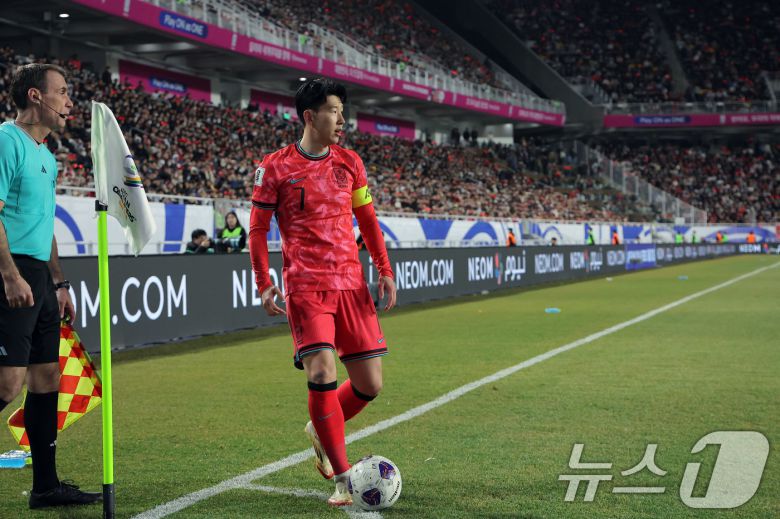 축구대표팀 공격수 손흥민./뉴스1 ⓒ News1 박정호 기자