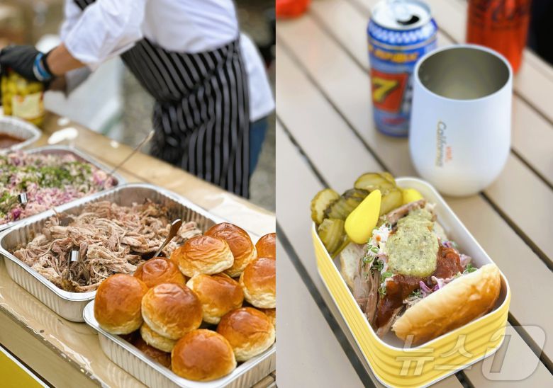 풀드포크를 샌드위치처럼 즐길 수 있다ⓒ 뉴스1 윤슬빈 기자