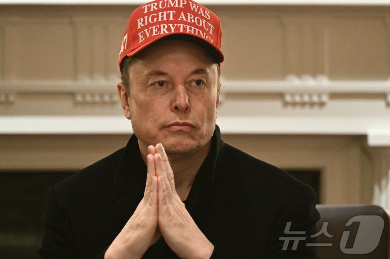 일론 머스크 테슬라 CEO(미국 정부 효율부 수장) 2025.03.25 ⓒ AFP=뉴스1 ⓒ News1 우동명 기자
