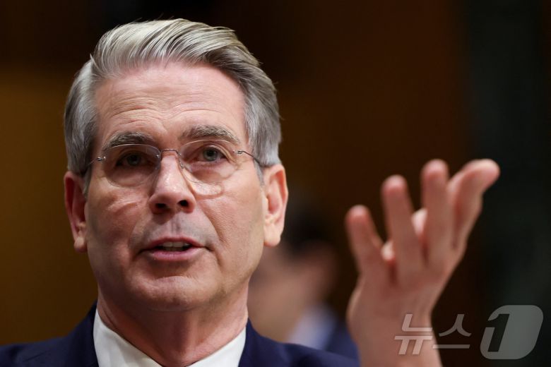 스콧 베선트 미국 재무장관 ⓒ 로이터=뉴스1 ⓒ News1 류정민 특파원