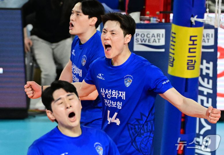 삼성화재에서 뛸 당시의 에디 자르가차. (KOVO 제공)