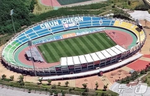 춘천 송암스포츠타운 주 경기장.(춘천도시공사 홈페이지 캡처, 재판매 및 DB금지)