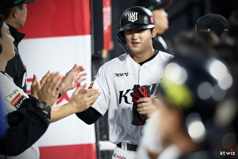 KT 위즈 외야수 김민혁. (KT 위즈 제공)