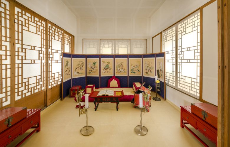 왕비의 생활상을 재현한 전시실(국가유산청 제공)