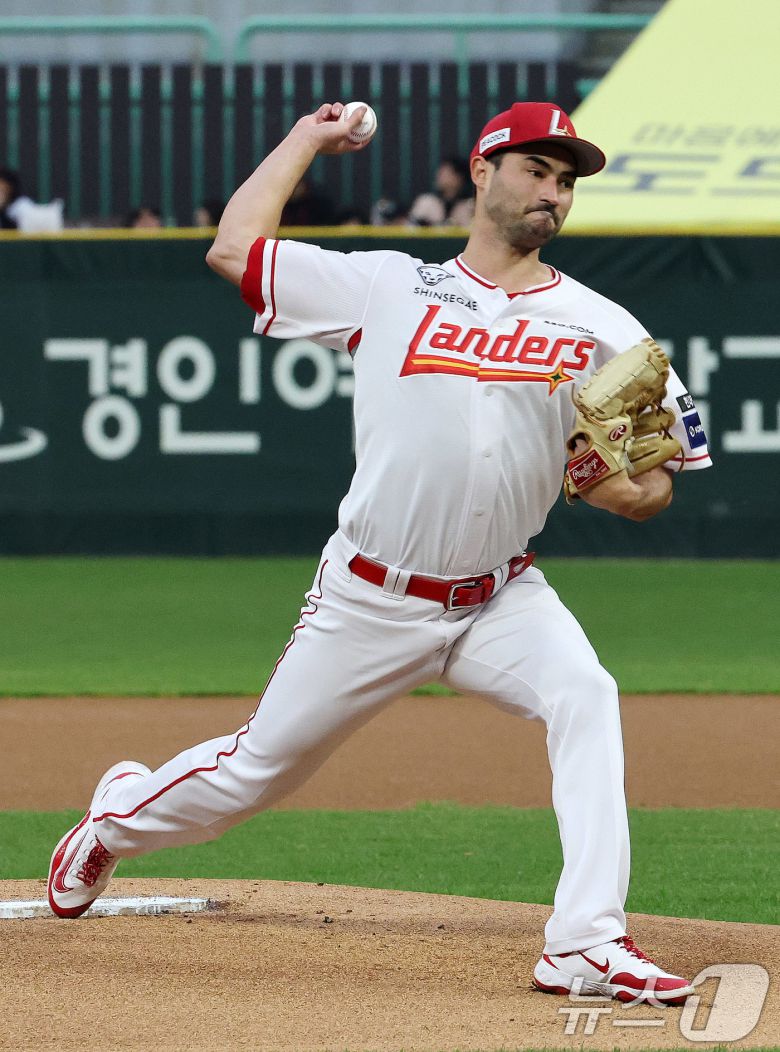 SSG 랜더스 미치 화이트. /뉴스1 DB ⓒ News1 박세연 기자