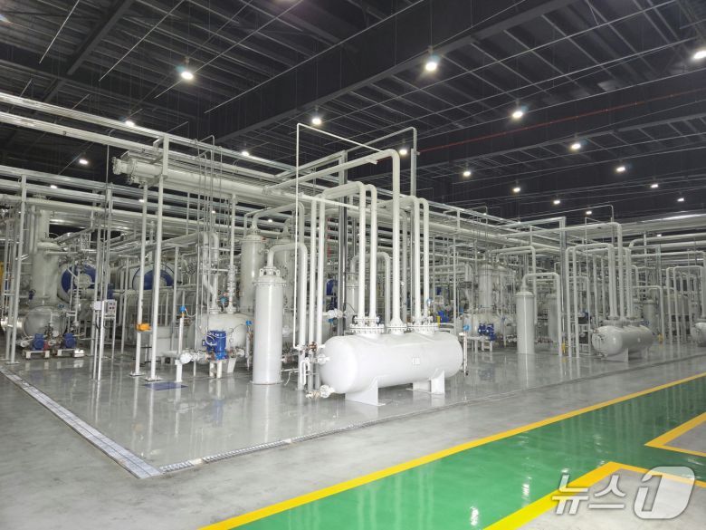 엘디카본 당진공장의 1차 열분해 공정 시설/2025.4.24 ⓒ뉴스1 이정후 기자