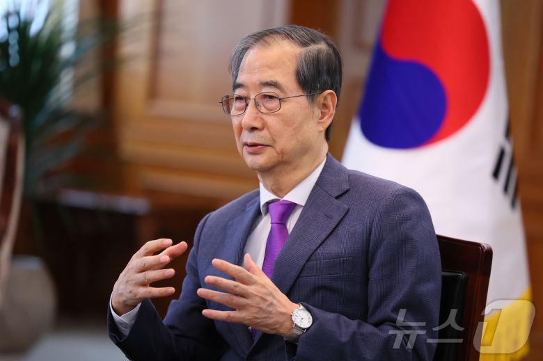 한덕수 대통령 권한대행 국무총리. (총리실 제공. 재판매 및 DB 금지) 2025.4.28/뉴스1