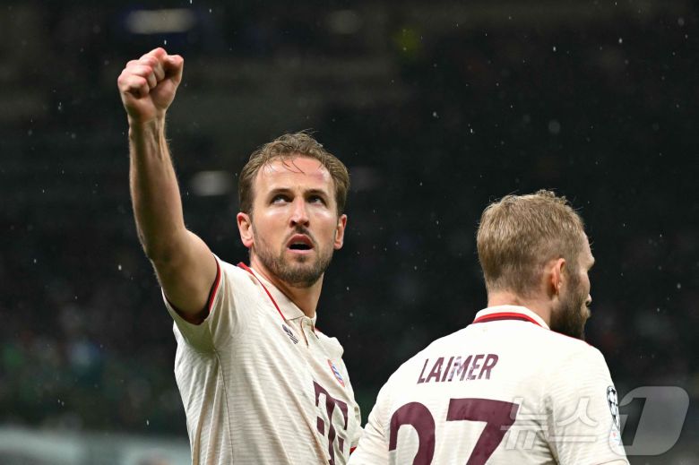 해리 케인은 드디어 무관의 한을 풀었다. ⓒ AFP=뉴스1